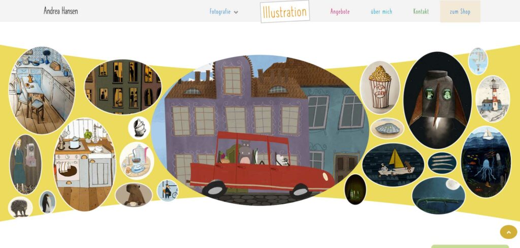 Fotografin Andrea Hansen Illustration Footer