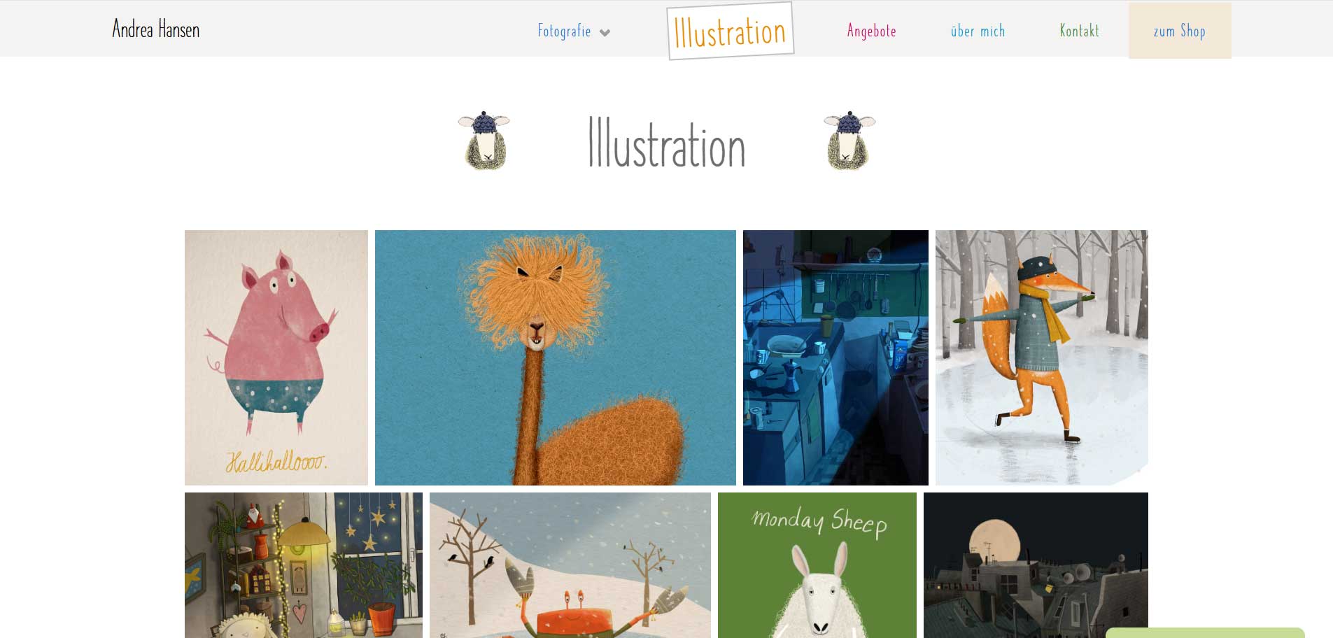 Fotografin Andrea Hansen Illustrationsseite